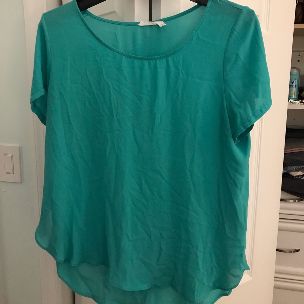Lush turquoise shirt L
